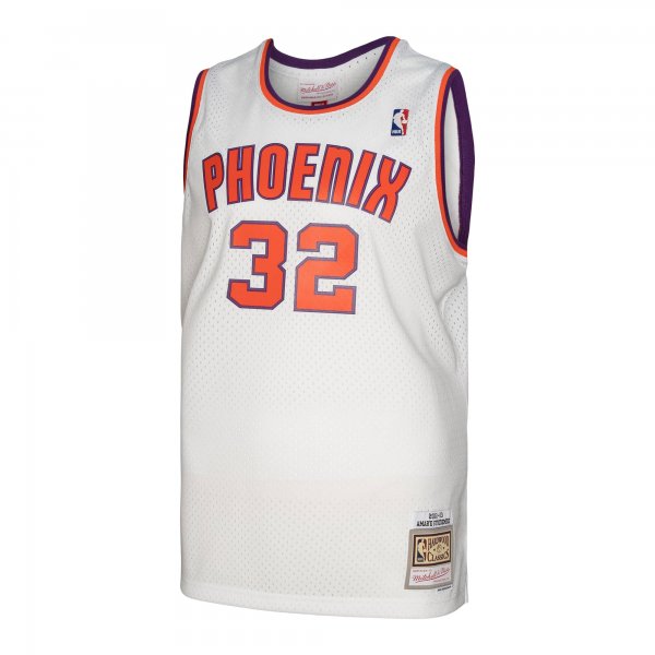 Men's Phoenix Suns Amar'e Stoudemire Mitchell & Ness White 2001/02 Hardwood Classics Swingman Jersey