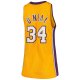 Women's Los Angeles Lakers Shaquille O'Neal Mitchell & Ness Gold 1999/00 Hardwood Classics Swingman Jersey