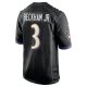 Men's Baltimore Ravens Odell Beckham Jr. Nike Black Alternate Game Jersey