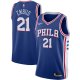 Men's Philadelphia 76ers Joel Embiid Nike Royal 2019/2020 Swingman Jersey - Icon Edition