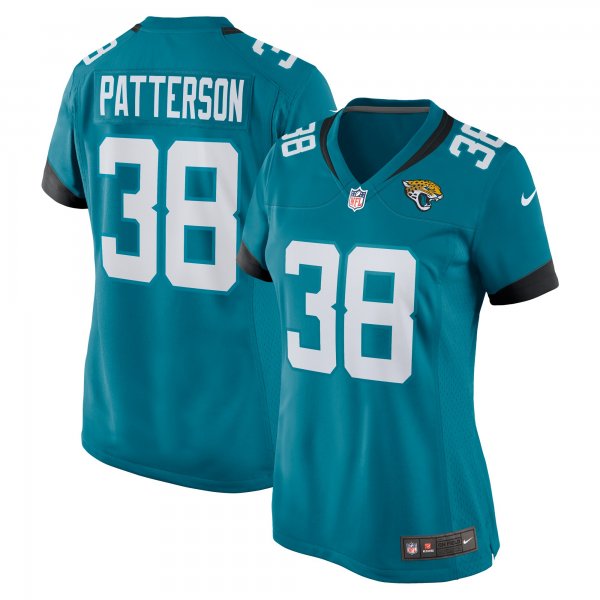 Women's Jacksonville Jaguars Riley Patterson Nike  Teal Team Game Jersey