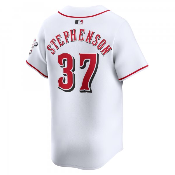 Men's Cincinnati Reds Tyler Stephenson Nike White Home Limited Player Jersey