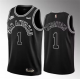 Men's San Antonio Spurs #1 Victor Wembanyama Black 2022/23 Classic Edition Stitched NBA Jersey