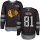 Chicago Blackhawks #81 Marian Hossa Black 1917-2017 100th Anniversary Stitched NHL Jersey