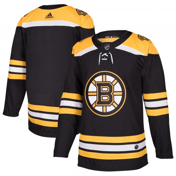 Men's Boston Bruins adidas Black Home Blank Jersey