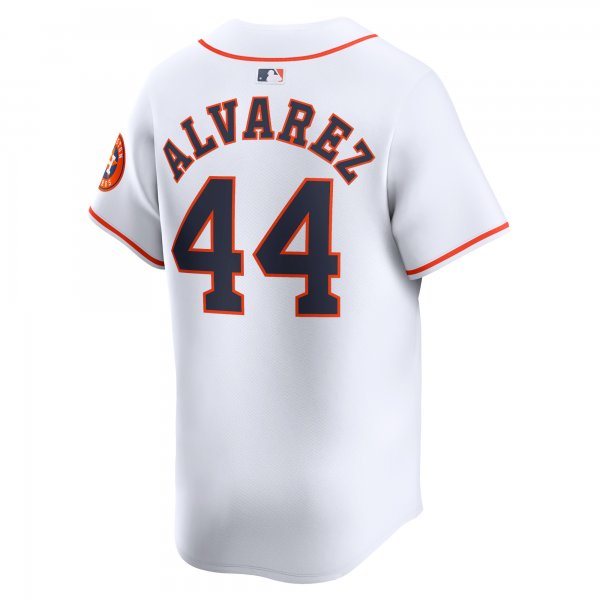 Men's Houston Astros Yordan Alvarez Nike White Home Limited Player Jersey