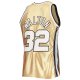 Men's Portland Trail Blazers Bill Walton Gold Mitchell & Ness 75th Anniversary 1976/77 Hardwood Classics Swingman Jersey