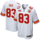 Noah Gray #83 Kansas City Chiefs Super Bowl LVII Champions 3 Stars Men's Game White NFL Jersey