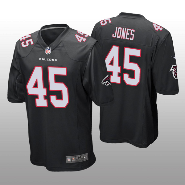 Atlanta Falcons #45 Black Men's Deion Jones Nike Game Jersey