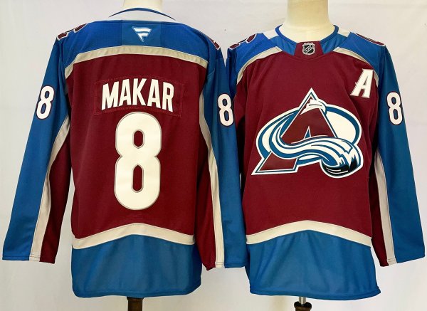 Men's #8 Cale Makar Colorado Avalanche Dark Blue City Edition Jersey