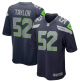 Men's Nike Seattle Seahawks #52 Darrell Taylor Navy NFL Player Limited Jersey