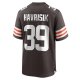 Men's Cleveland Browns Lucas Havrisik Nike  Brown Team Game Jersey