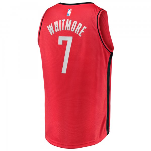 Youth Houston Rockets Cam Whitmore Fanatics Red Fast Break Replica Player Jersey - Icon Edition