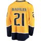 Men's Nashville Predators Anthony Beauvillier Fanatics Gold  Premier Breakaway Player Jersey