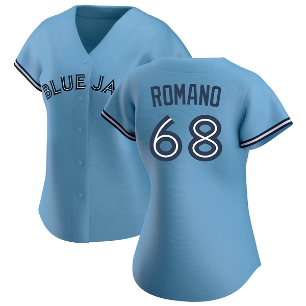 Women's Toronto Blue Jays #68 Jordan Romano Blue MLB Jersey