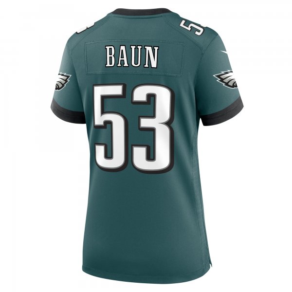 Women's Philadelphia Eagles Zack Baun Nike Midnight Green  Game Jersey