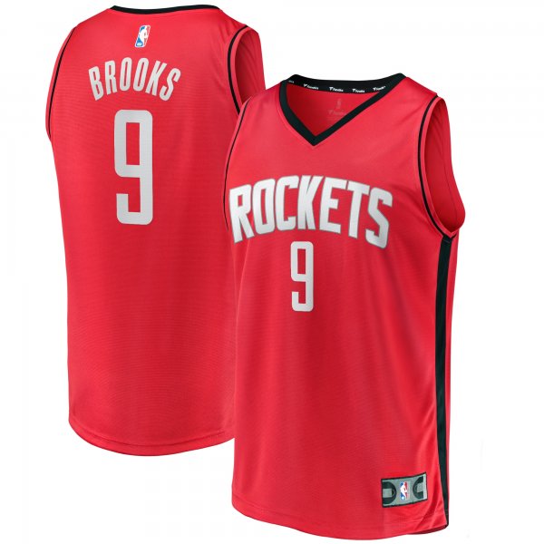 Youth Houston Rockets Dillon Brooks Fanatics Red Fast Break Replica Player Jersey - Icon Edition