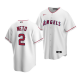 Men's Los Angeles Angels #2 Zach Neto 2022 MLB Draft Jersey White Home