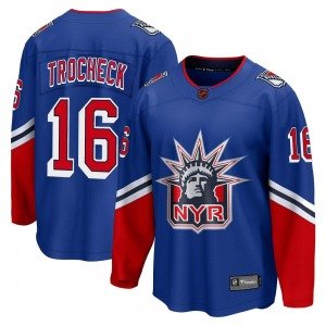 Youth New York Rangers #16 Vincent Trocheck Blue Royal Special Edition 2.0 NHL Jersey