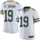 Nike Packers 19 Equanimeous St. Brown White Vapor Untouchable Limited Jersey