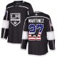 Adidas Los Angeles Kings #27 Alec Martinez Black Home USA Flag Stitched NHL Jersey