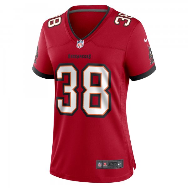 Women's Tampa Bay Buccaneers Derrek Pitts Nike  Red  Game Jersey