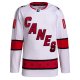 Men's Carolina Hurricanes  adidas White Away  Primegreen Custom Jersey