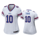 Women's Nike NFL Buffalo Bills Khalil Shakir #10 White Limited Jersey