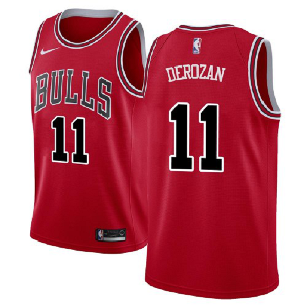 Youth Chicago Bulls #11 DeMar DeRozan Red Swingman Icon Edition NBA Jersey