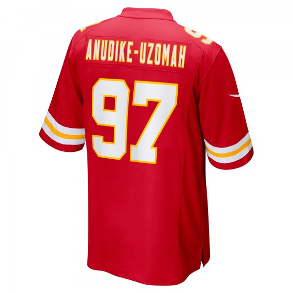 Men's Kansas City Chiefs Felix Anudike-Uzomah Nike Red 2023 NFL Draft First Round Pick Game Jersey