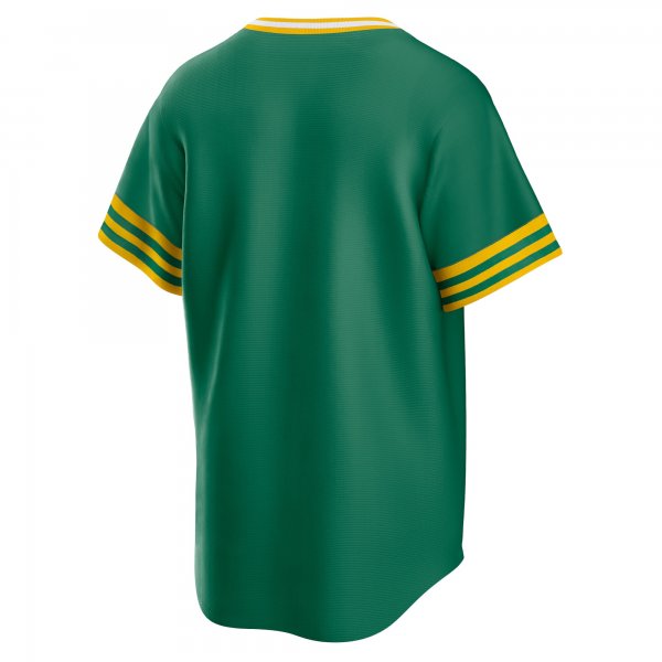 Men's Oakland Athletics Nike Kelly Green Road Cooperstown Collection Team Jersey