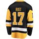 Men's Pittsburgh Penguins Bryan Rust Fanatics Black Home Breakaway Player Jersey