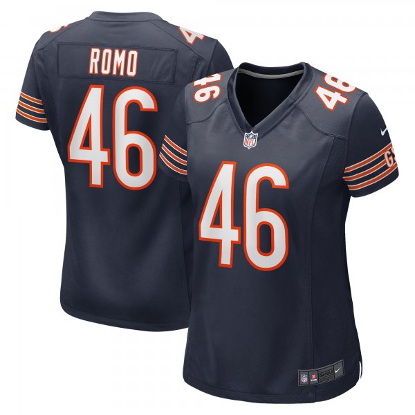 Women's Chicago Bears John Parker Romo Nike  Navy Team Game Jersey