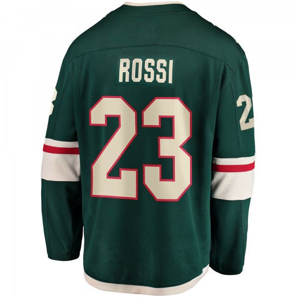 Men's Minnesota Wild Marco Rossi Fanatics Green Home Breakaway Player Jersey