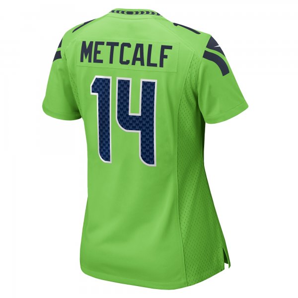 Women's Seattle Seahawks DK Metcalf Nike Neon Green  Game Jersey