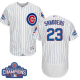 Chicago Cubs #23 Ryne Sandberg White Flexbase Collection 2016 World Series Champions Stitched MLB Jersey