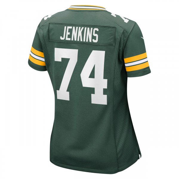 Women's Green Bay Packers Elgton Jenkins Nike Green Game Jersey