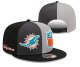 Miami Dolphins Black And Grey Cap