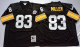 Mitchell And Ness Pittsburgh Steelers #83 Heath Miller Black Throwback Stitched NFL Jersey