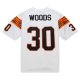 Men's Cincinnati Bengals Ickey Woods Mitchell & Ness White Legacy Replica Jersey