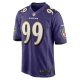 Men's Baltimore Ravens Odafe Oweh Nike Purple Game Player Jersey