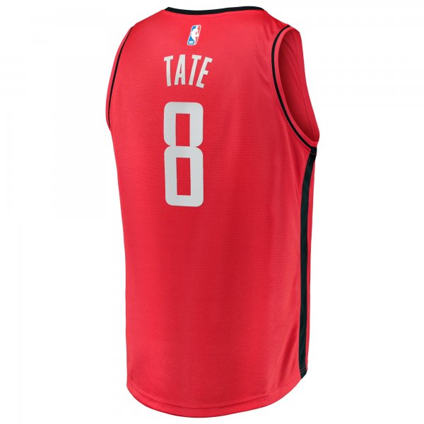 Men's Houston Rockets Jae'Sean Tate Fanatics Red Fast Break Replica Jersey - Icon Edition