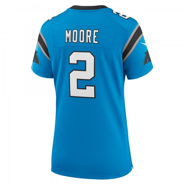 Women's Carolina Panthers D.J. Moore Nike Blue Player Jersey