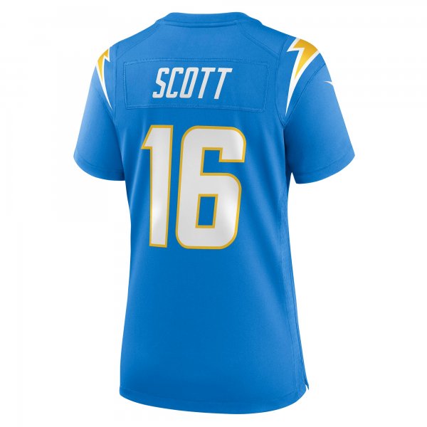 Women's Los Angeles Chargers JK Scott Nike Powder Blue Game Jersey