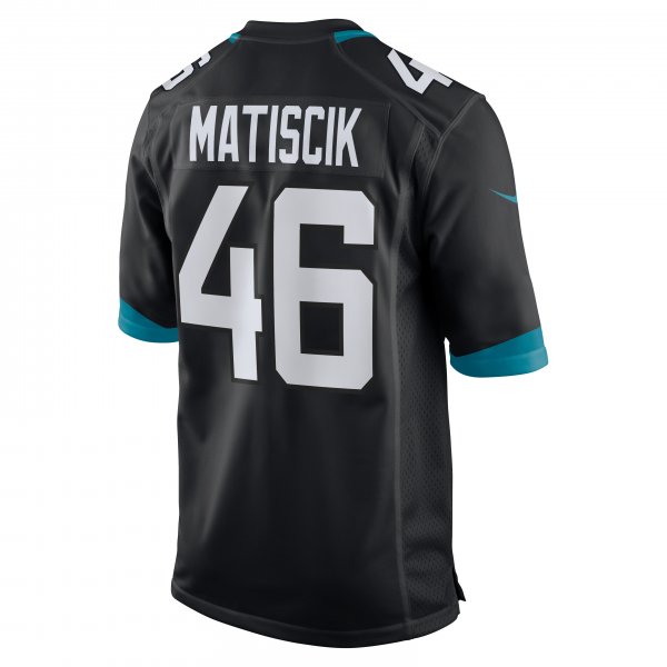 Men's Jacksonville Jaguars Ross Matiscik Nike Black Game Jersey