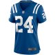 Women's Indianapolis Colts Lenny Moore Nike Royal Game Retired Player Jersey