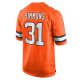 Men's Denver Broncos Justin Simmons Nike Orange Alternate Game Jersey