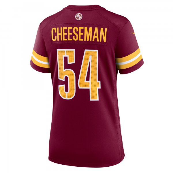 Women's Washington Commanders Camaron Cheeseman Nike  Burgundy  Game Jersey