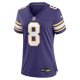 Women's Minnesota Vikings Kirk Cousins Nike Purple Player Jersey