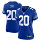 Women's Seattle Seahawks Julian Love Nike Royal Throwback Player Game Jersey